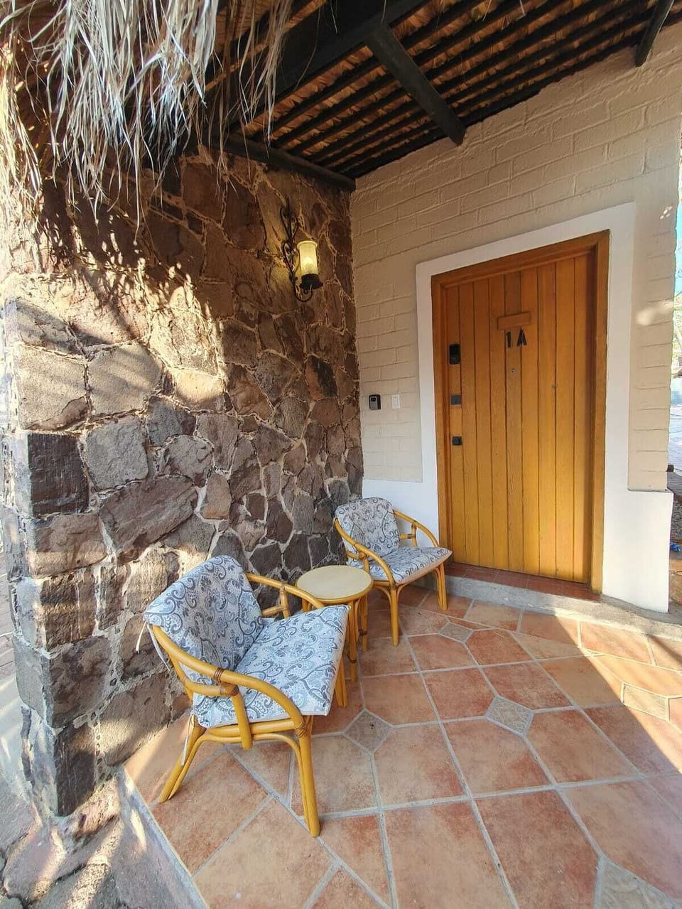 Basic Cabin, 2 Bedrooms, Garden View | Terrace/patio