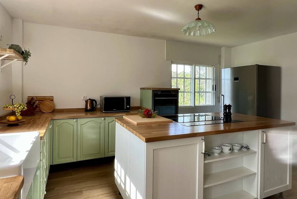Family House, Patio, Mountain View | Private kitchen