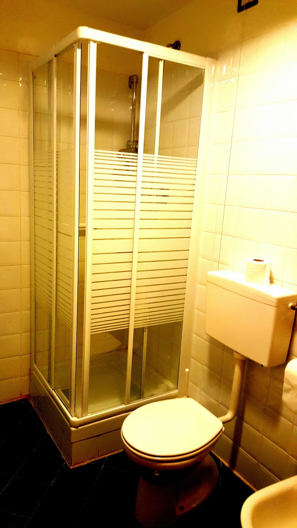 Twin Room, Sea View | Bathroom | Shower, towels, soap, shampoo