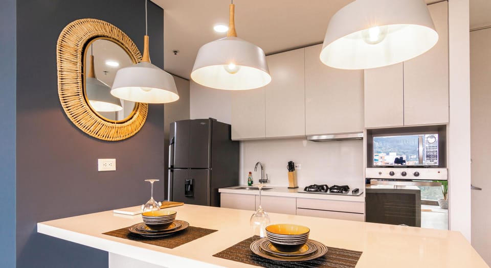 Apartment, Balcony, City View | Private kitchen