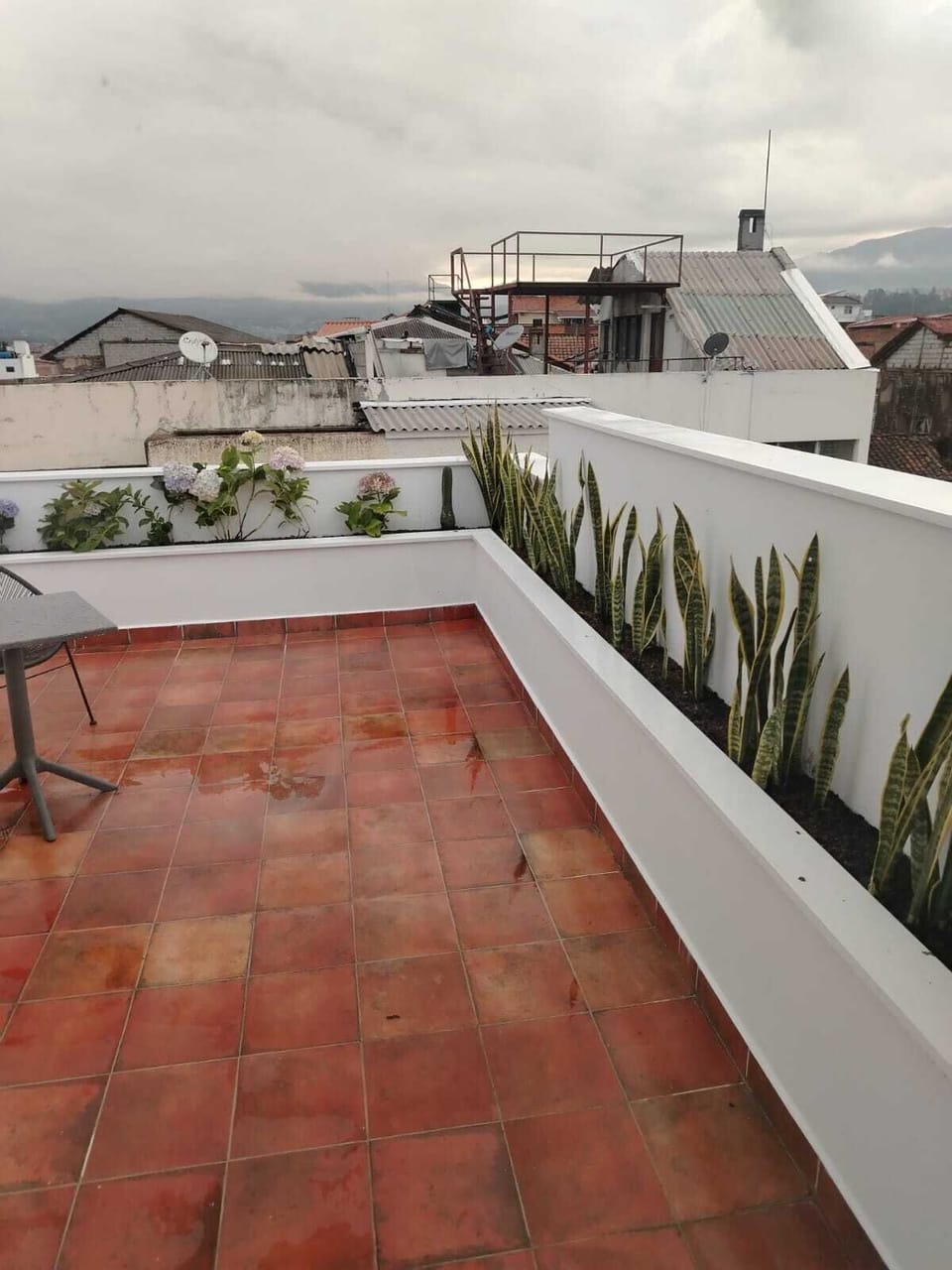 Deluxe Apartment, City View | Terrace/patio