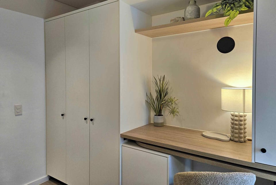 Compact Studio | Living area | 50-inch TV with digital channels
