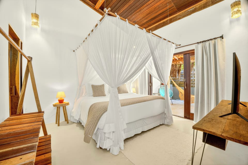Deluxe Quadruple Room, Lanai, Garden View | Hypo-allergenic bedding, free WiFi