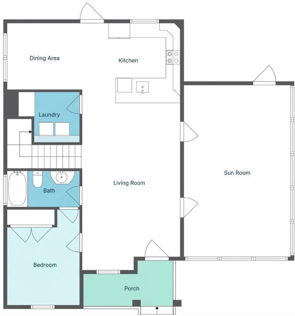 House, Multiple Beds, Patio, Garden View (Sand Marino) | Floor plan