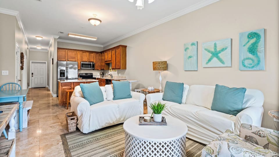 Condo, Multiple Beds, Balcony, Garden View (Seagrove Highlands 1308) | Living area