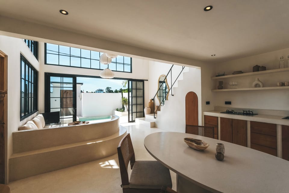Romantic Villa, Pool View | In-room dining