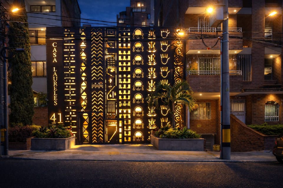 Front of property - evening/night