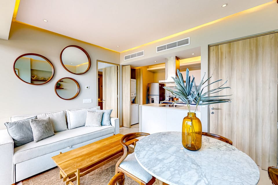 Condo, 1 King Bed, Balcony, Garden View (Woven Memories at Marítima Golf 3D) | Living area