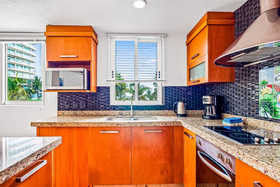 Condo, Multiple Beds, Balcony, Pool View (Nitta Condo # 105) | Private kitchen