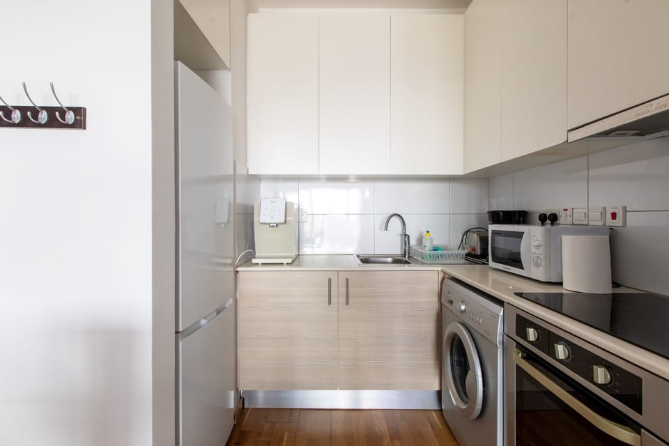 Apartment, 2 Bedrooms, Kitchen, City View | Private kitchen | Coffee/tea maker, full-size fridge, microwave, oven