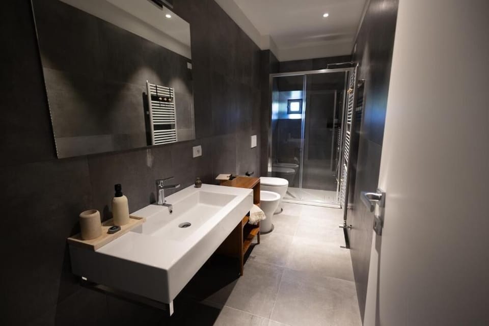 Comfort Double Room, Lake View | Bathroom | Shower, free toiletries, hair dryer, slippers