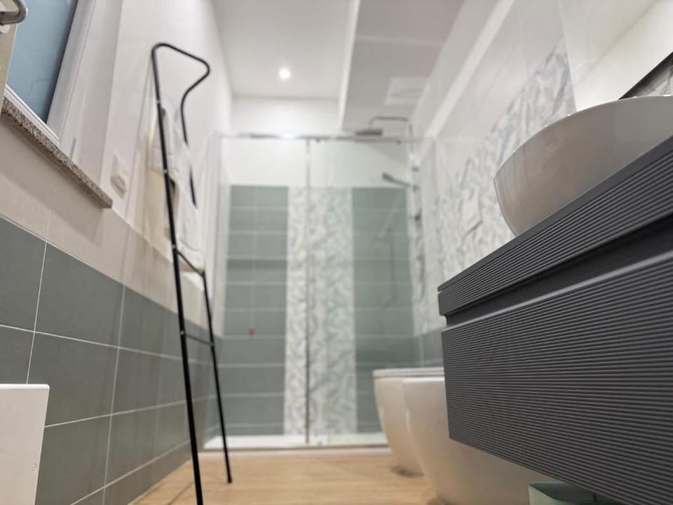 Shower, bidet, soap, shampoo