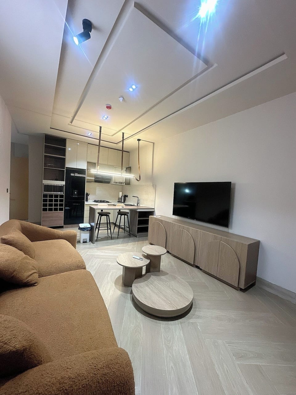 Economy Apartment, Balcony, City View | Living area