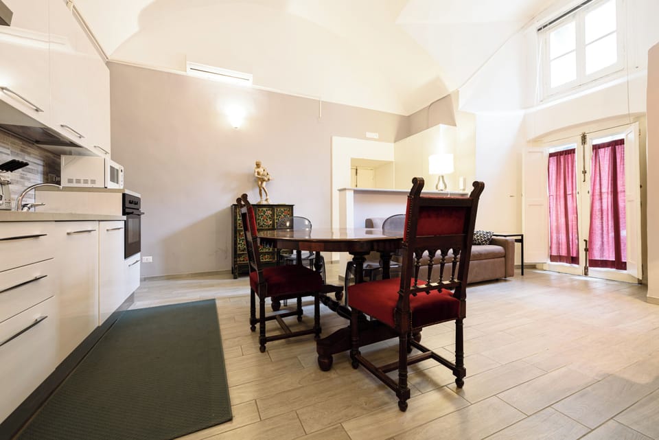 Apartment (1 Bedroom) | Private kitchen | Microwave, oven, stovetop, dishwasher