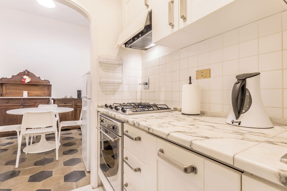 Microwave, oven, stovetop, espresso maker