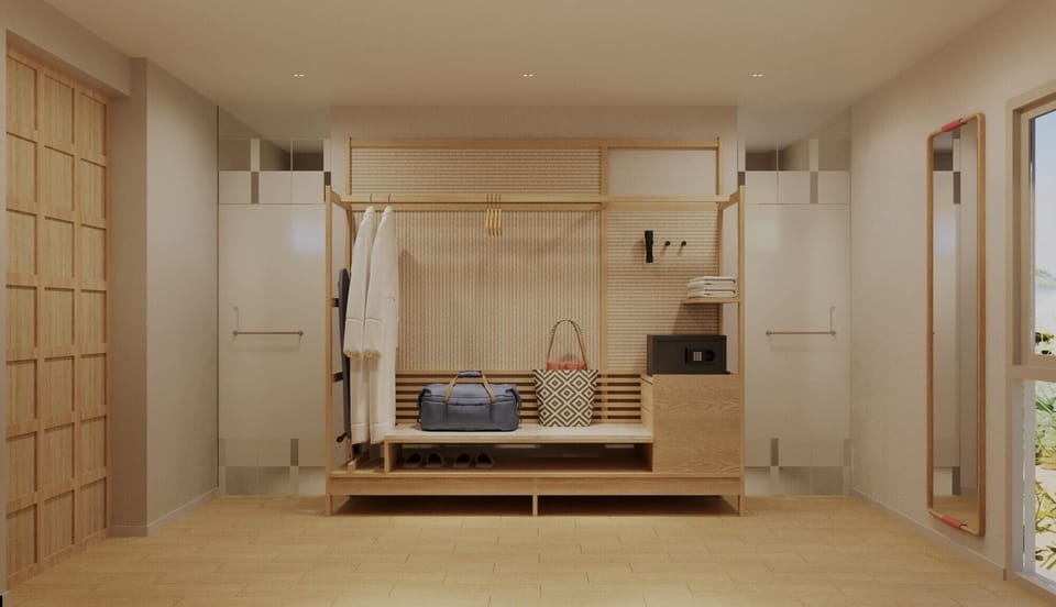 Beachfront Pool Suite with FREE THB 1,000 Net Resort Credit per night | Bathroom | Eco-friendly toiletries, hair dryer, bathrobes, slippers