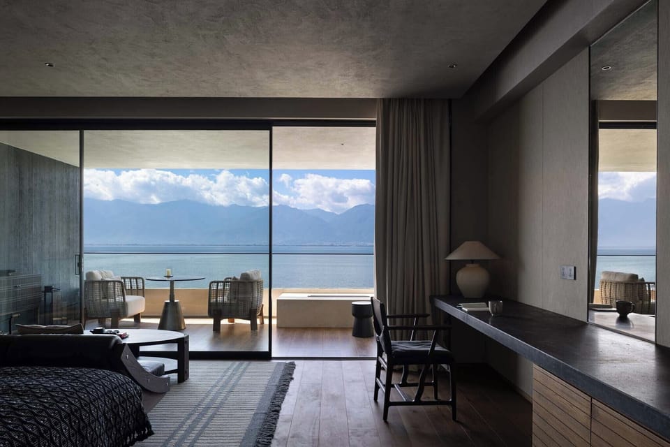 Superior Twin Room, Patio, Lake View | Premium bedding, down comforters, minibar, blackout drapes