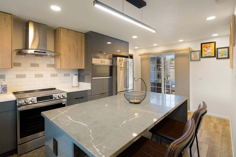House, 2 Bedrooms | Private kitchen | Coffee/tea maker, fridge, oven, toaster