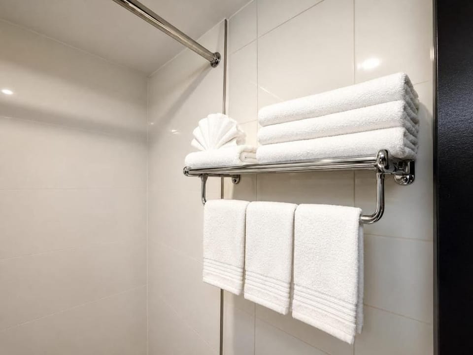 Free toiletries, towels