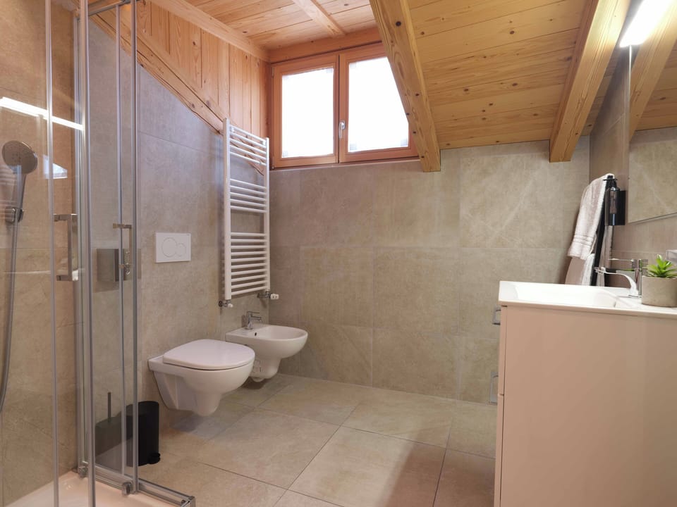 Junior Room | Bathroom | Shower, hair dryer, towels, soap