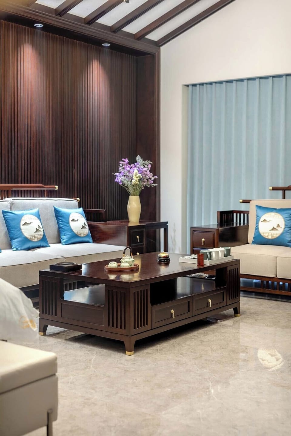 Executive Suite, Garden View | Minibar, desk, laptop workspace, blackout drapes