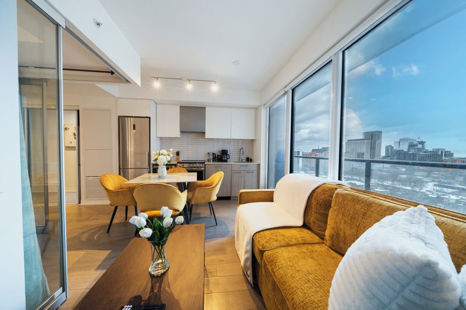 Standard Suite, 1 Bedroom, Non Smoking, City View | Living area | 50-inch flat-screen TV with digital channels