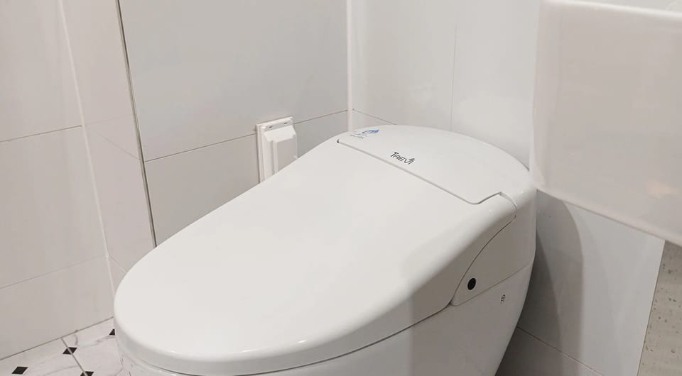 Standard Double Room, 1 King Bed, City View | Bathroom | Hair dryer, towels, shampoo, toilet paper