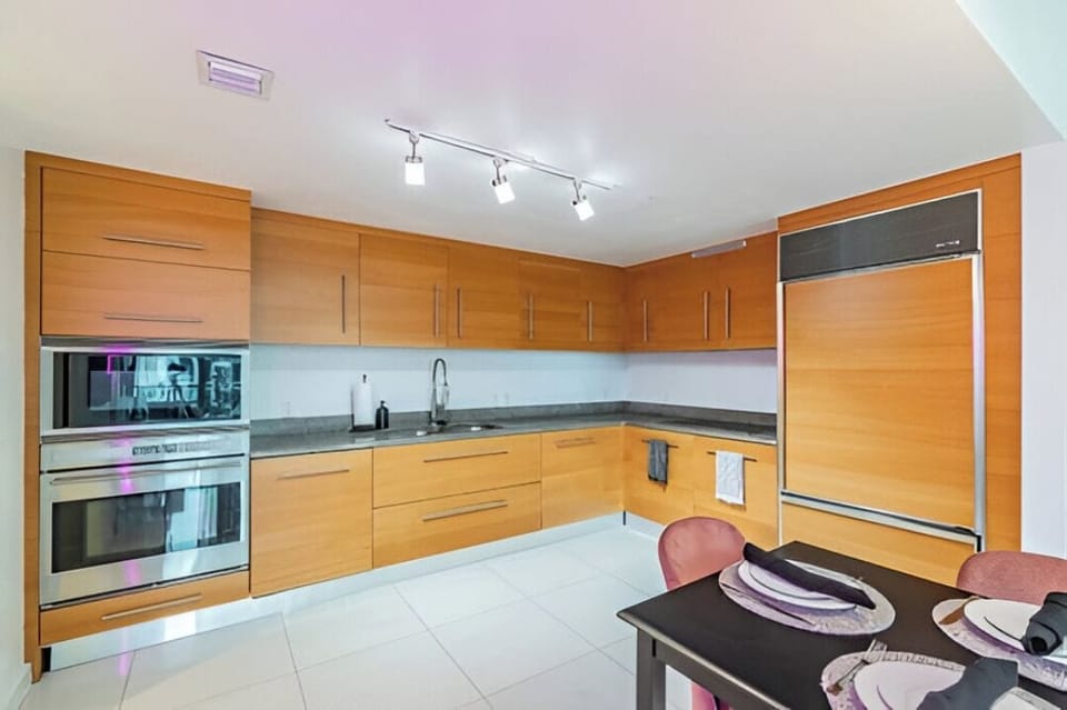 Family Suite, Balcony, City View | Private kitchen | Full-size fridge, microwave, oven, dishwasher