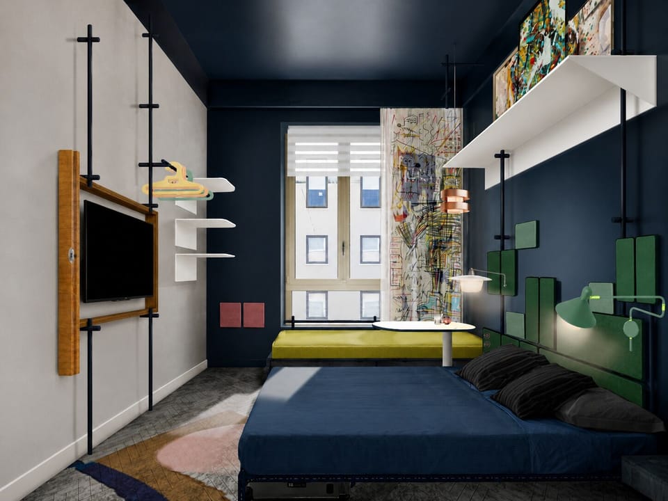 Cribs (free), WiFi (free), bed sheets