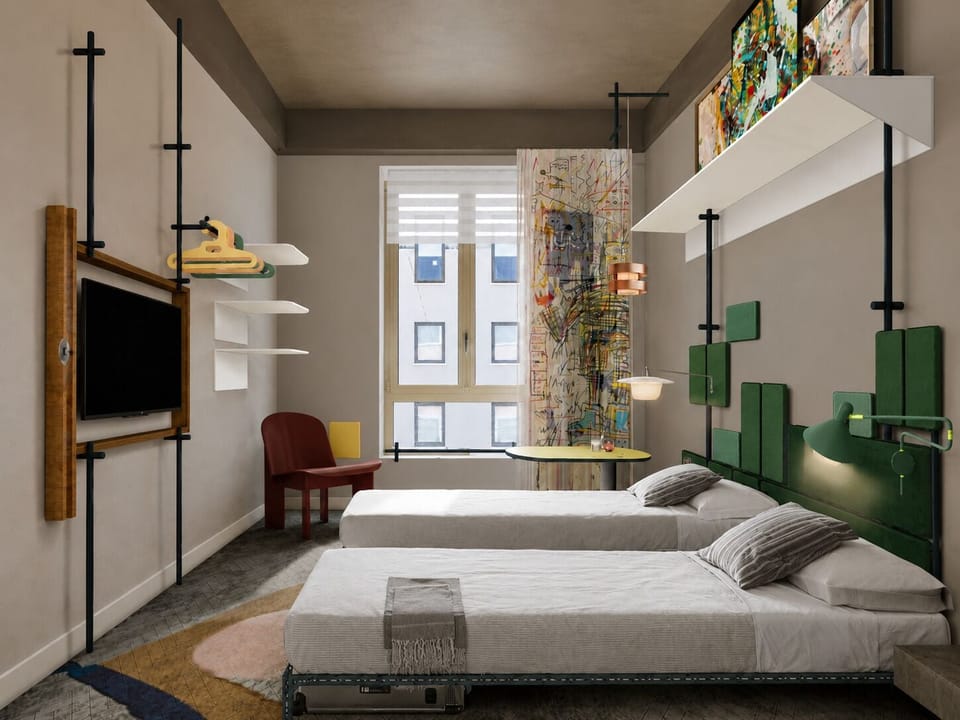 Cribs (free), WiFi (free), bed sheets