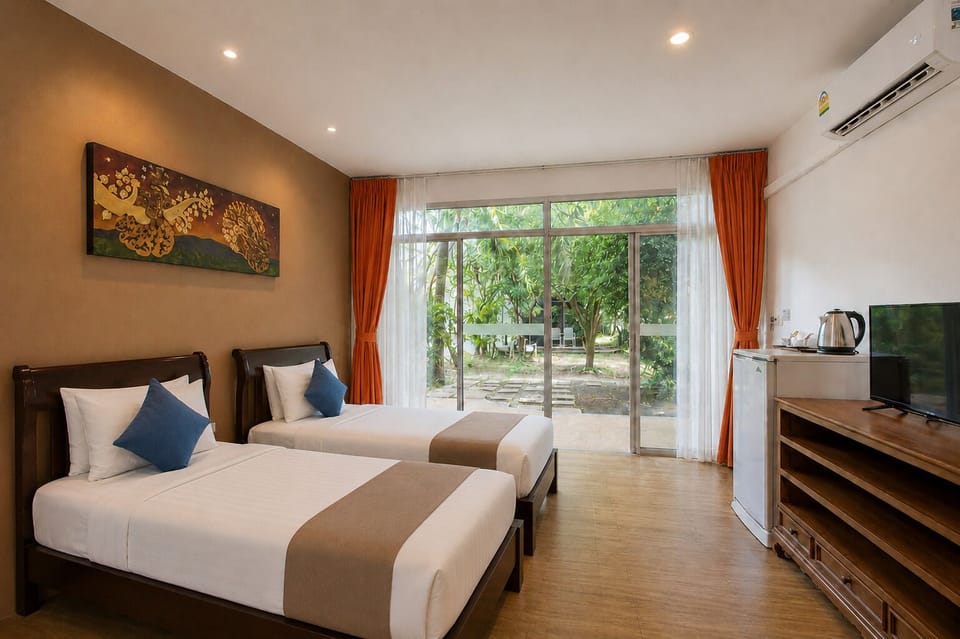 Superior Twin Room, Garden View | View from room