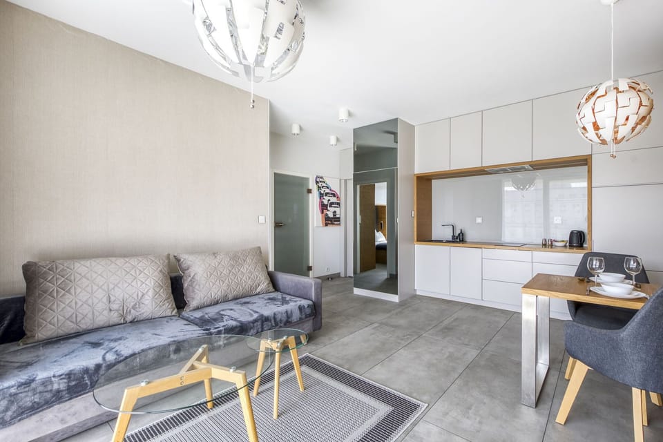 Superior Apartment, Balcony, City View | Living area