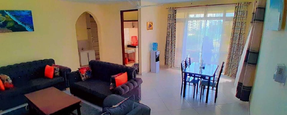 Family Apartment | Living area | 24-inch Smart TV with digital channels