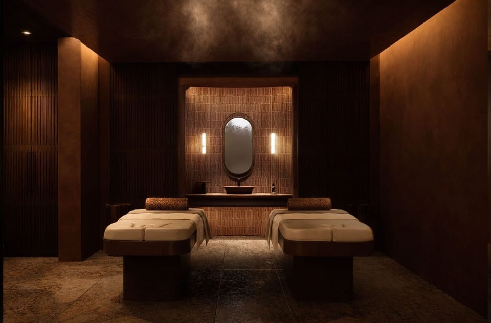 Sauna, hot tub, steam room, body treatments, aromatherapy, Thai massages