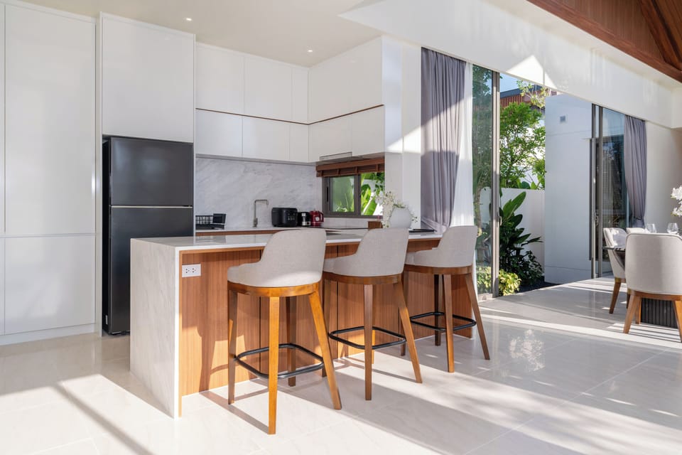 Villa, Non Smoking, Pool View | Private kitchen | Toaster