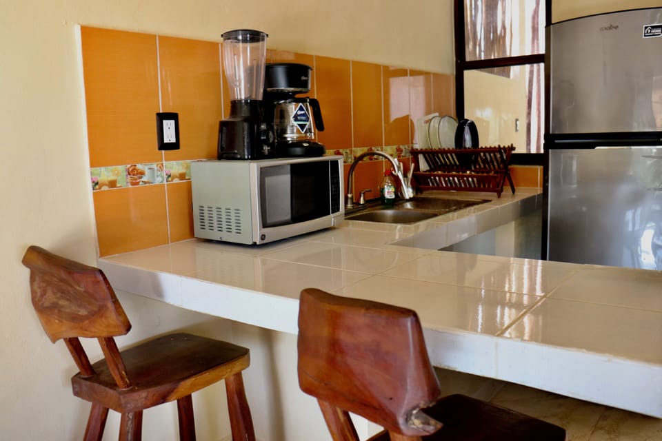 Premium Studio, Balcony | Private kitchenette | Full-size fridge, microwave, coffee/tea maker, blender