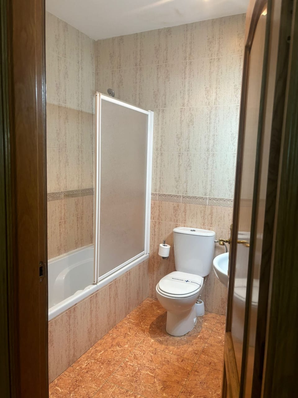 Towels, soap, shampoo, toilet paper