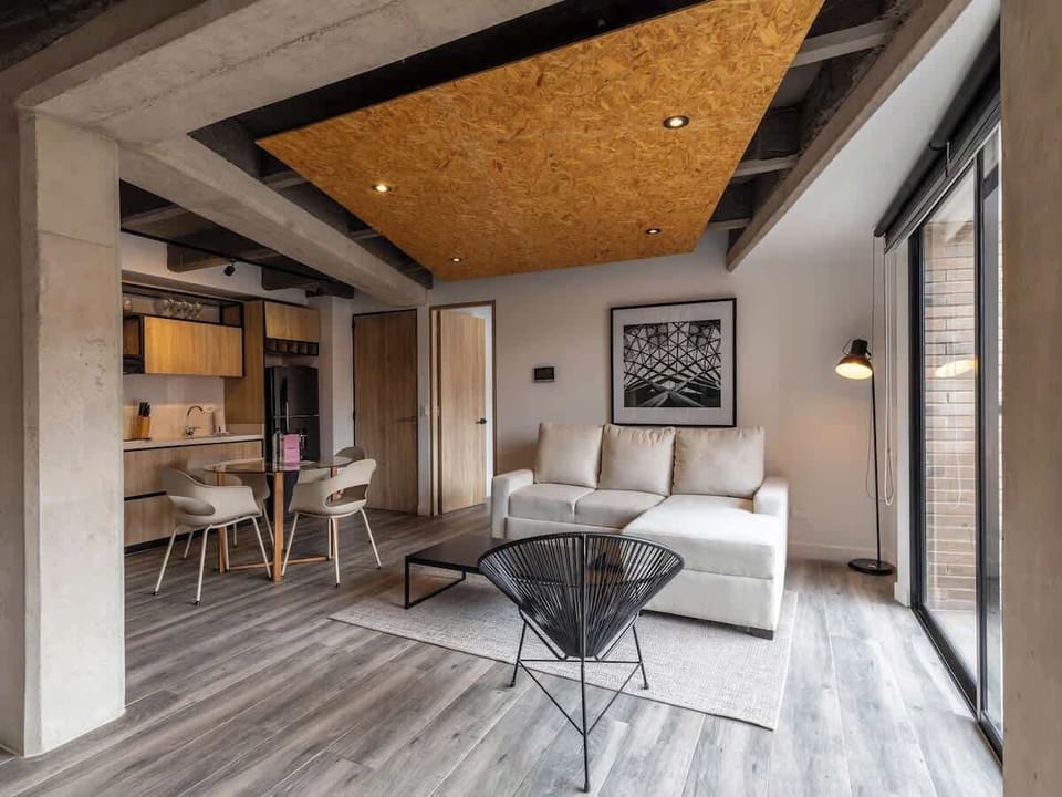 Apartment, 1 Queen Bed with Sofa bed, Patio, City View (Mambe 501) | Living area