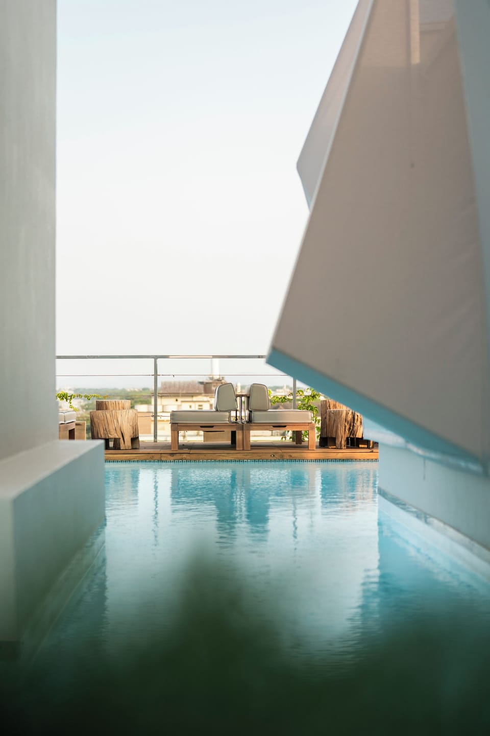 Rooftop pool