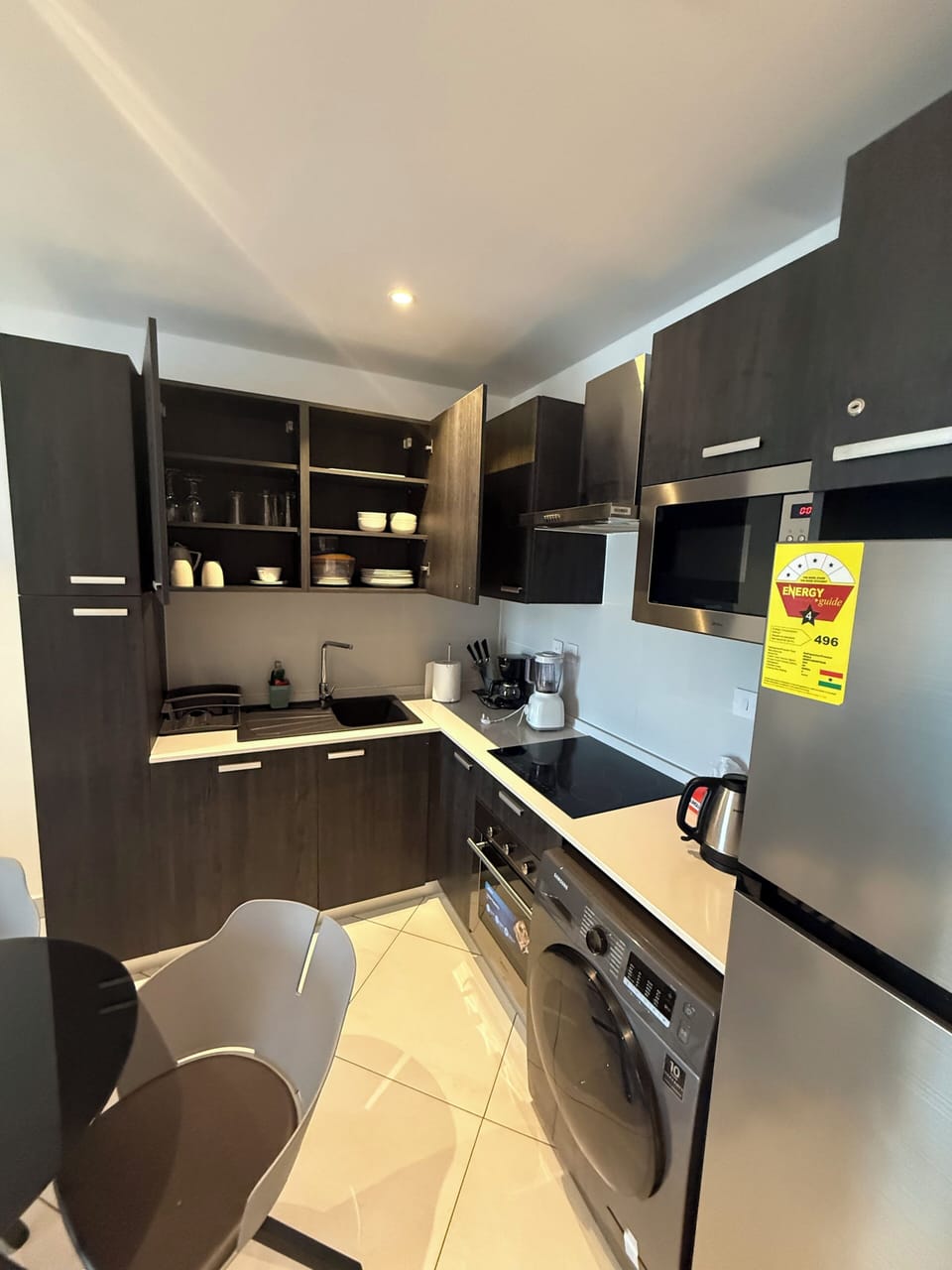 Comfort Apartment, Balcony, Garden View | Private kitchen