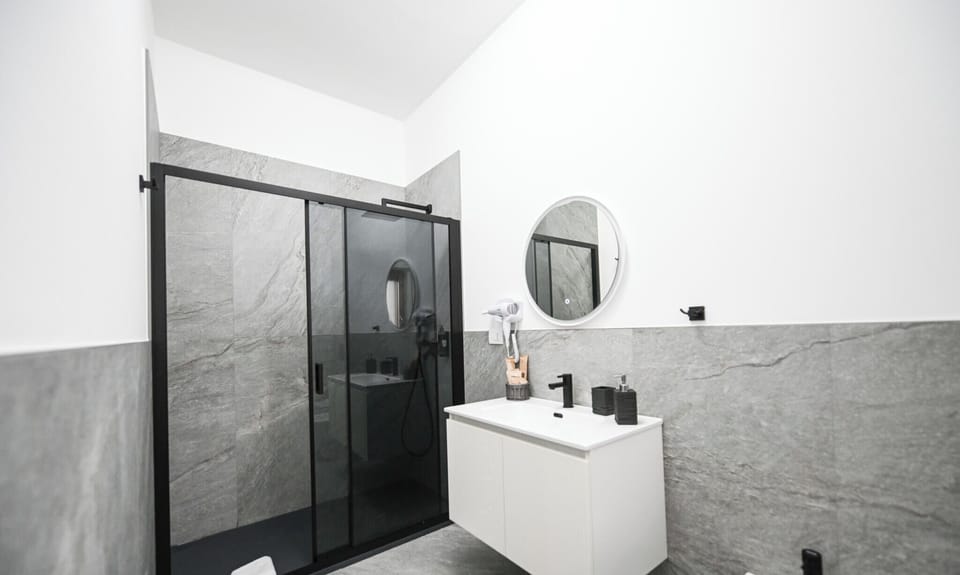 Deluxe Double Room | Bathroom | Shower, free toiletries, hair dryer, towels