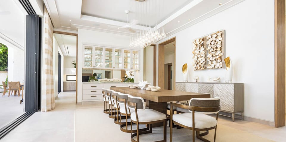 Villa, 6 Bedrooms, Private Pool, Garden View | Dining room