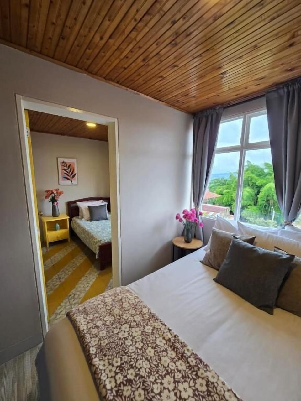 Memory foam beds, free WiFi