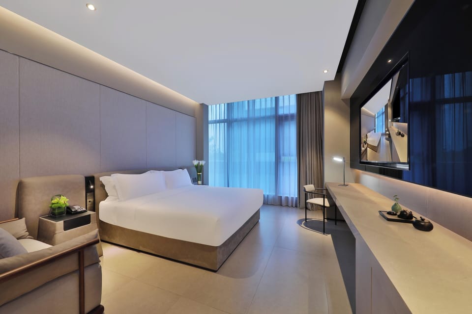 Classic Double Room | Premium bedding, soundproofing, WiFi (free), bed sheets