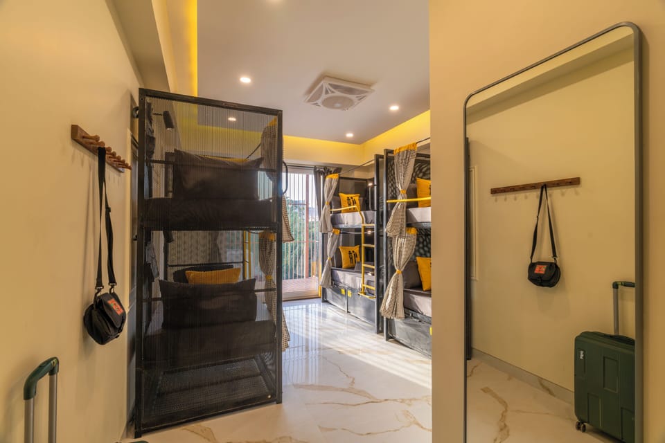 Bed in 6 Bed Female Dormitory with City View | Blackout drapes, WiFi (free), bed sheets