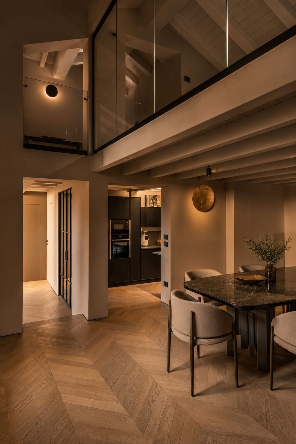 Luxury Apartment, Balcony, City View | Living area | Flat-screen TV, fireplace