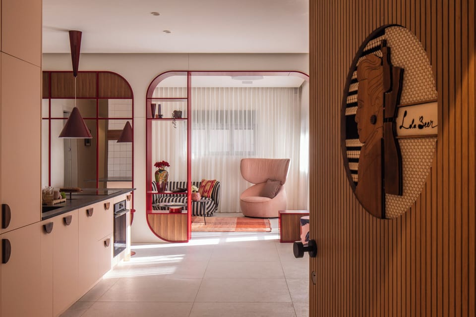 The Designer -  2 Bedrooms, Balcony, Sea View | Living area | 65-inch flat-screen TV with premium channels