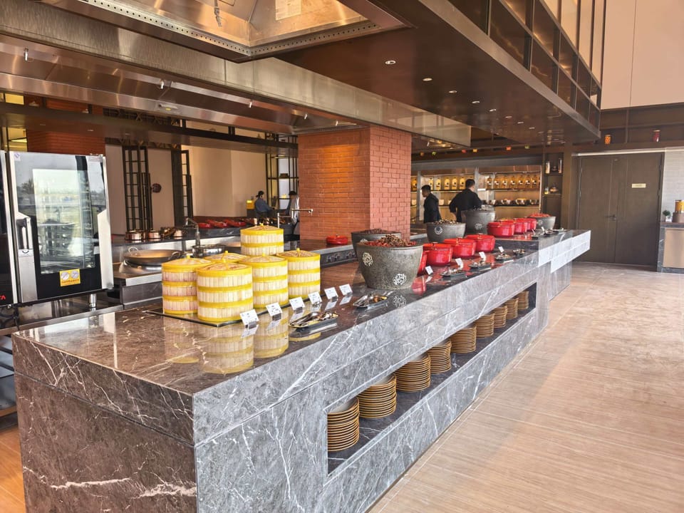 Daily buffet breakfast for a fee