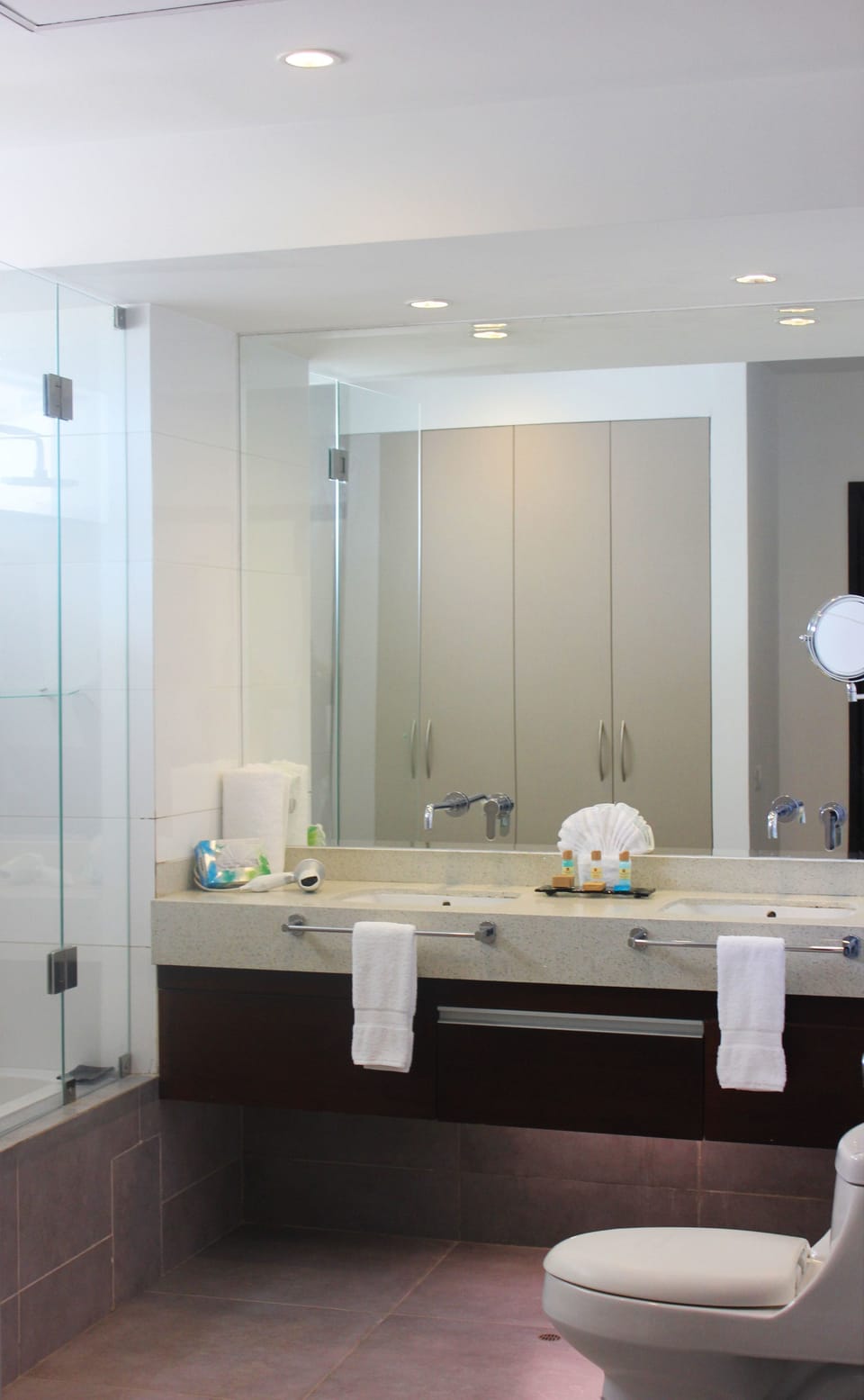 Suite, 1 King Bed | Bathroom | Combined shower/tub, towels