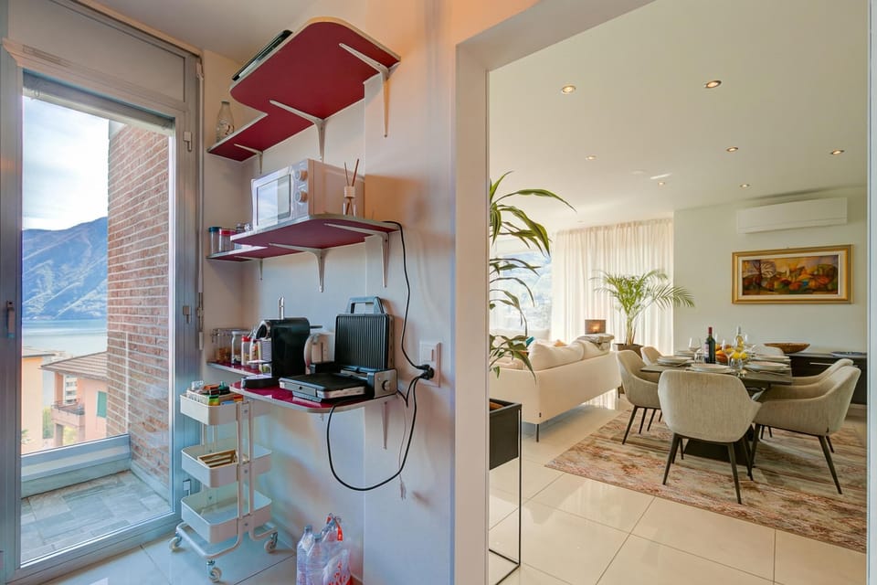 Standard Apartment, 2 Bedrooms, Microwave (Panoramic Lugano Loft 8min walk to) | Dining